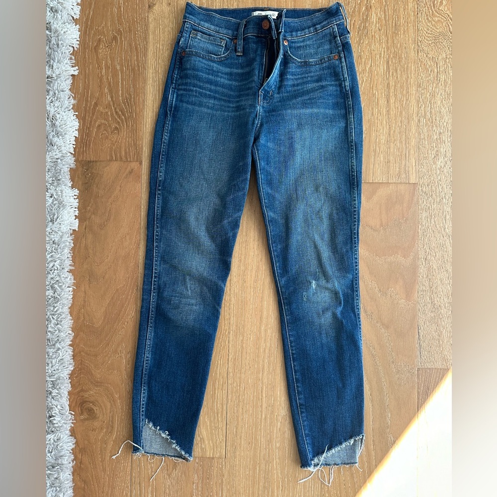 Madewell 10in high rise skinny jeans